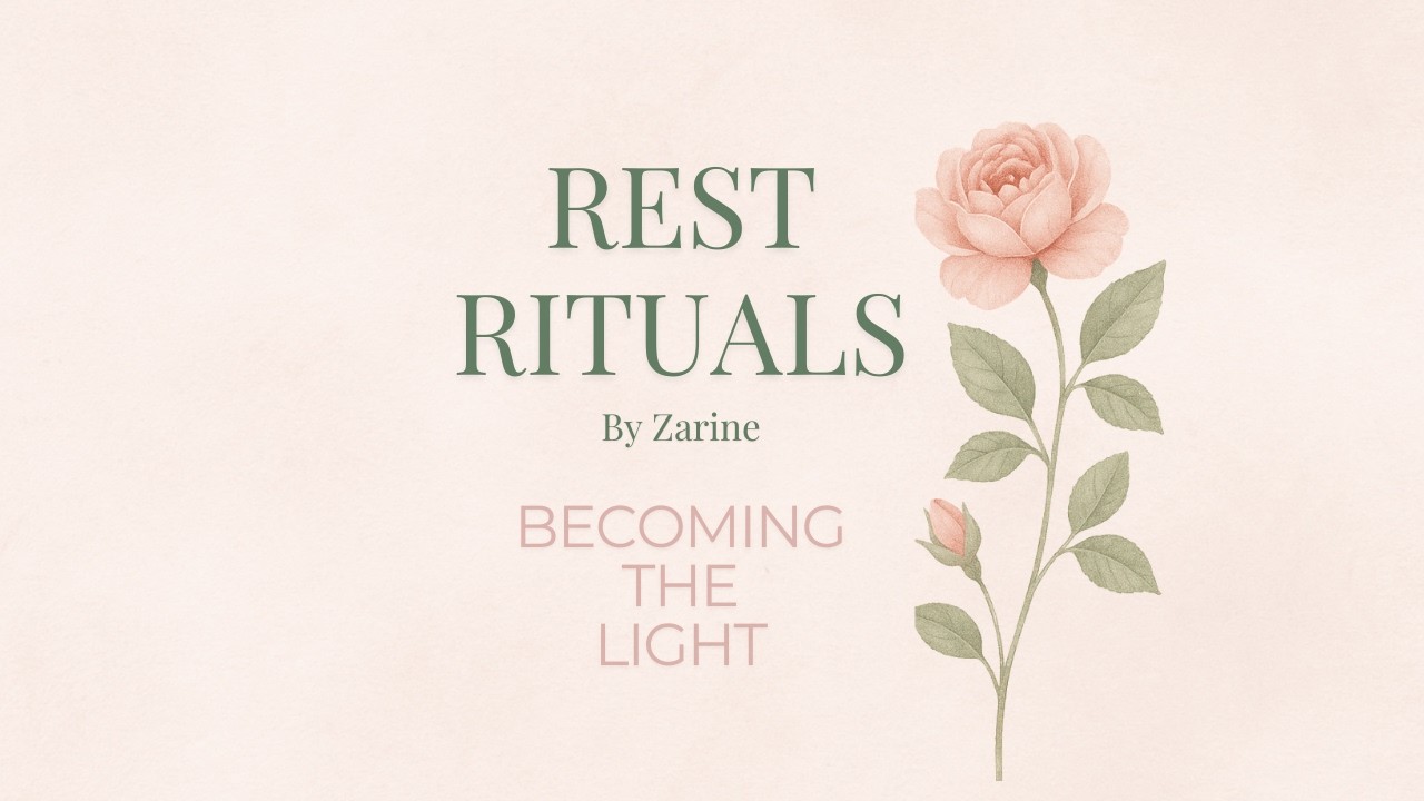 A Rest Ritual for Sharing Light Without Burning Out
