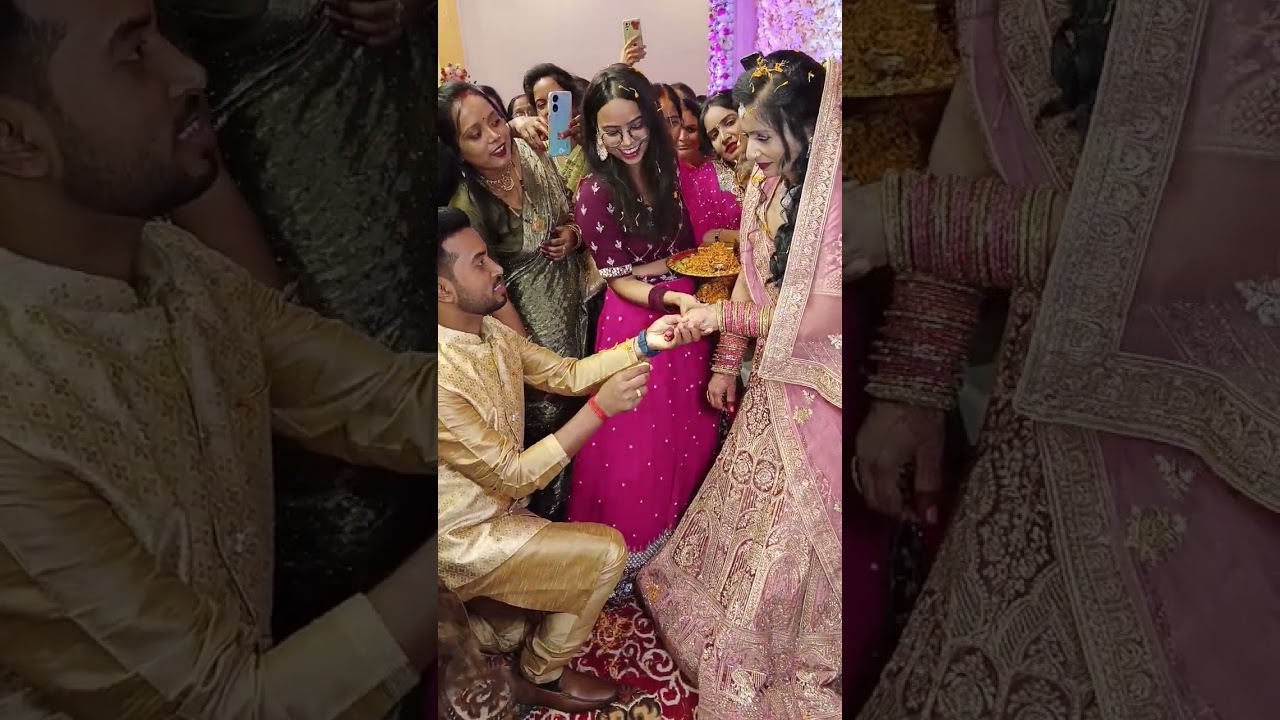 सजना मोर #wedding #marriage #ringceremony #marriagevideo