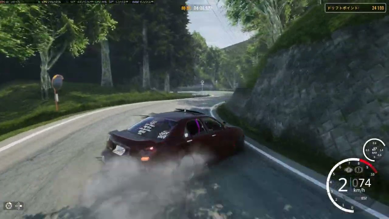 carx drift racing online 土坂峠 ヴェロッサ Modサウンド