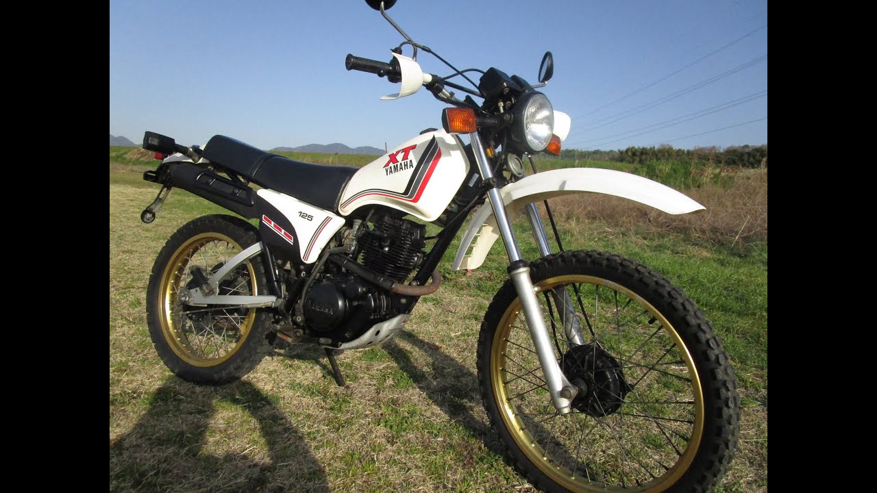 ★1982年　XT125　始動走行チェック動画　★