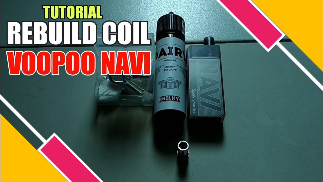 Cara mengganti kapas dan coil pod voopoo navi