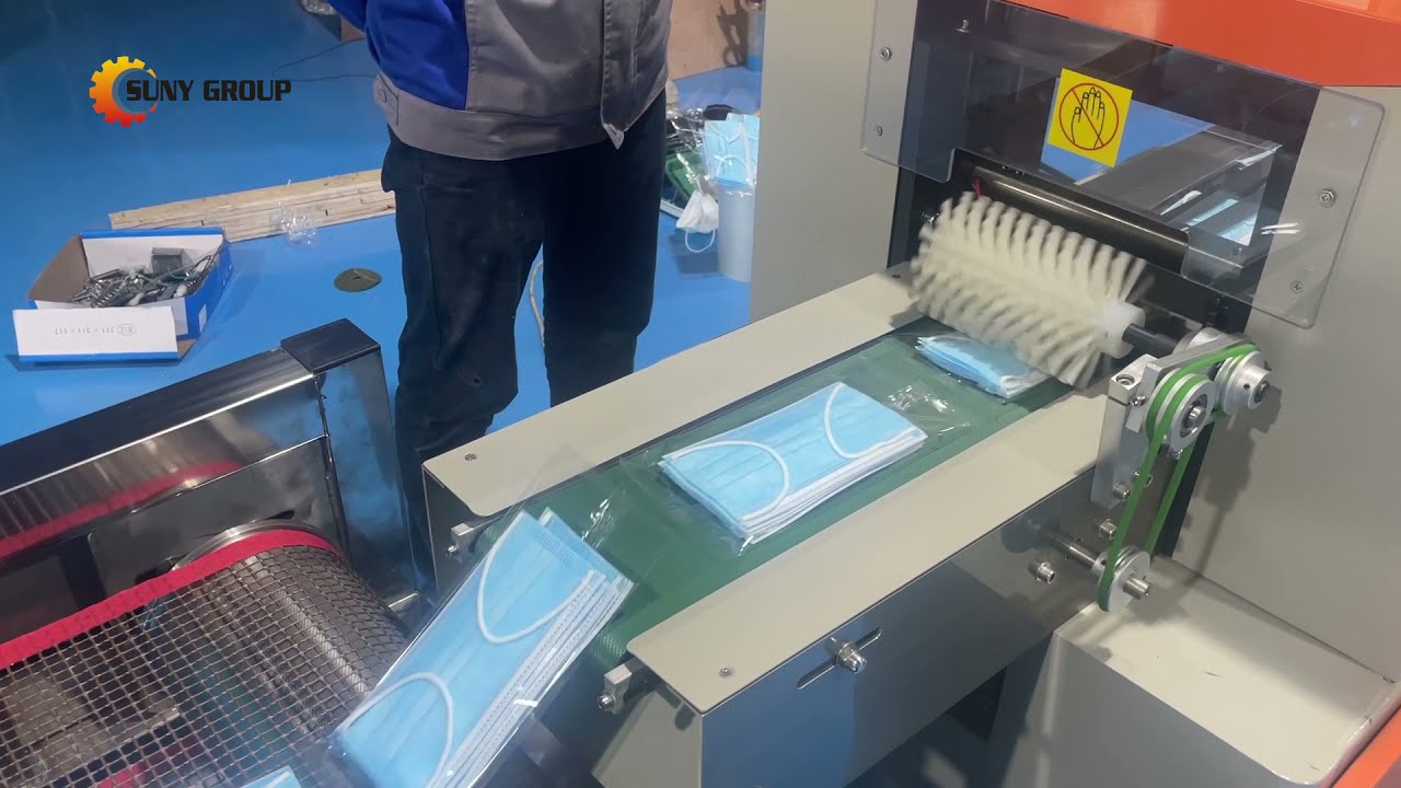 Complete Face Masks Production Line: Making, Packaging and UV Disinfection