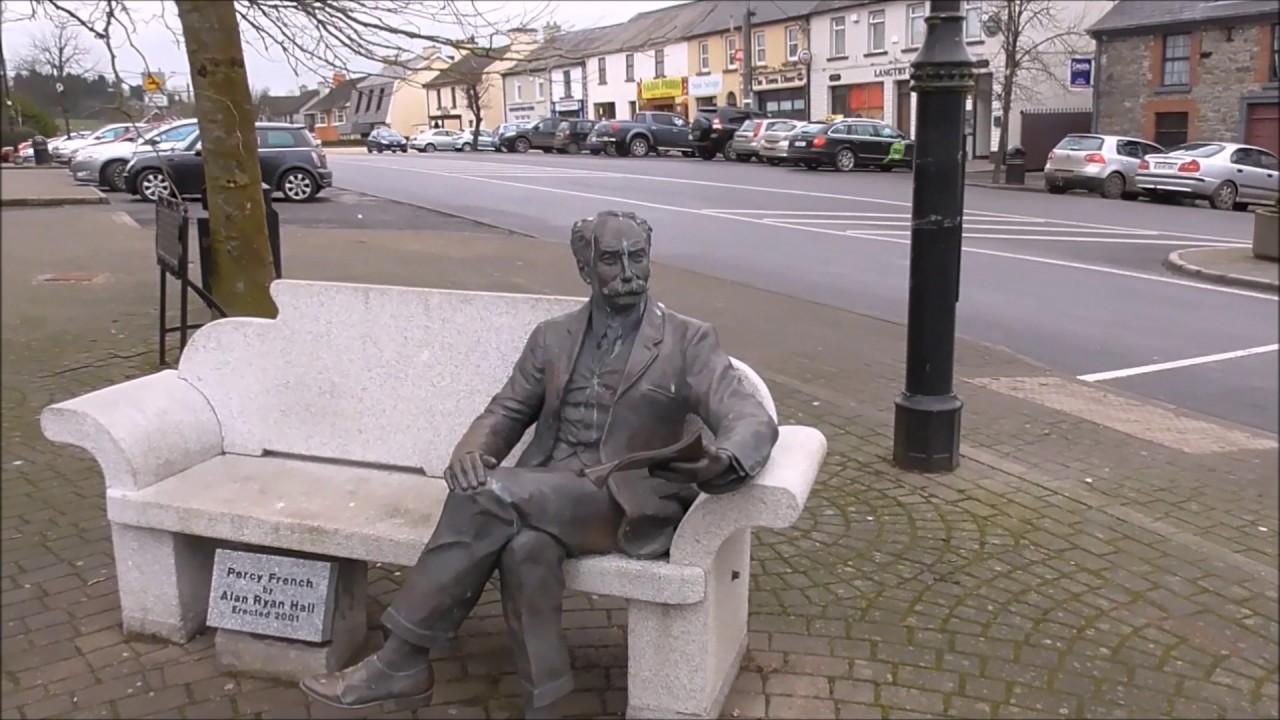 Balladeer Percy French Statue in Ballyjamesduff