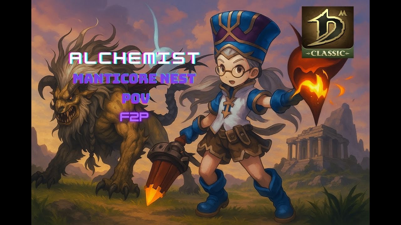 Alchemist F2P in Manticore Nest Challenge — Bubble Builds FTW!