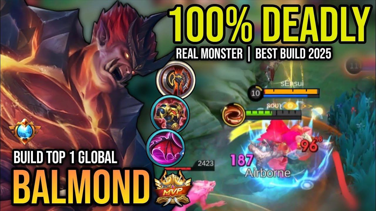 BALMOND BEST BUILD 2025 | BUILD TOP 1 GLOBAL BALMOND GAMEPLAY | MOBILE LEGENDS✓