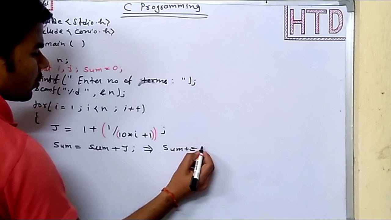 solution  1+1/11 + 1+1/21 + .......... in C programming in hindi