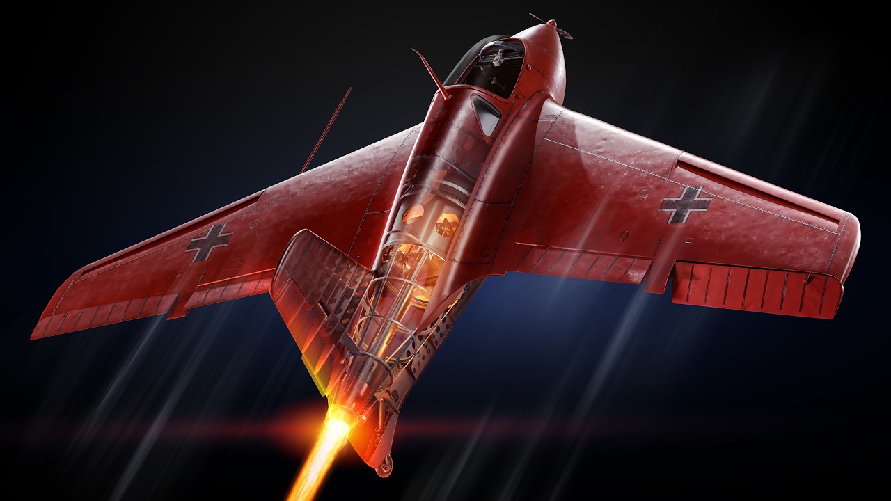 Inside the Me 163 Komet