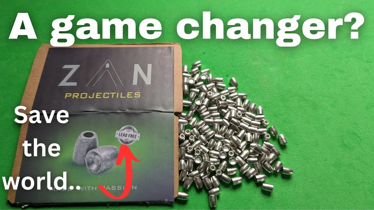 Testing the new ZAN lead free air rifle slugs. I failed hard...