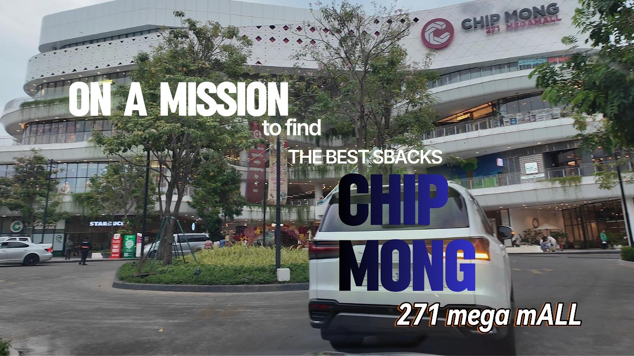 По дороге в торговый центр Chip Mong, 271 Mega Mall. Атмосфера автопутешествия от CHBAR AMPOV.