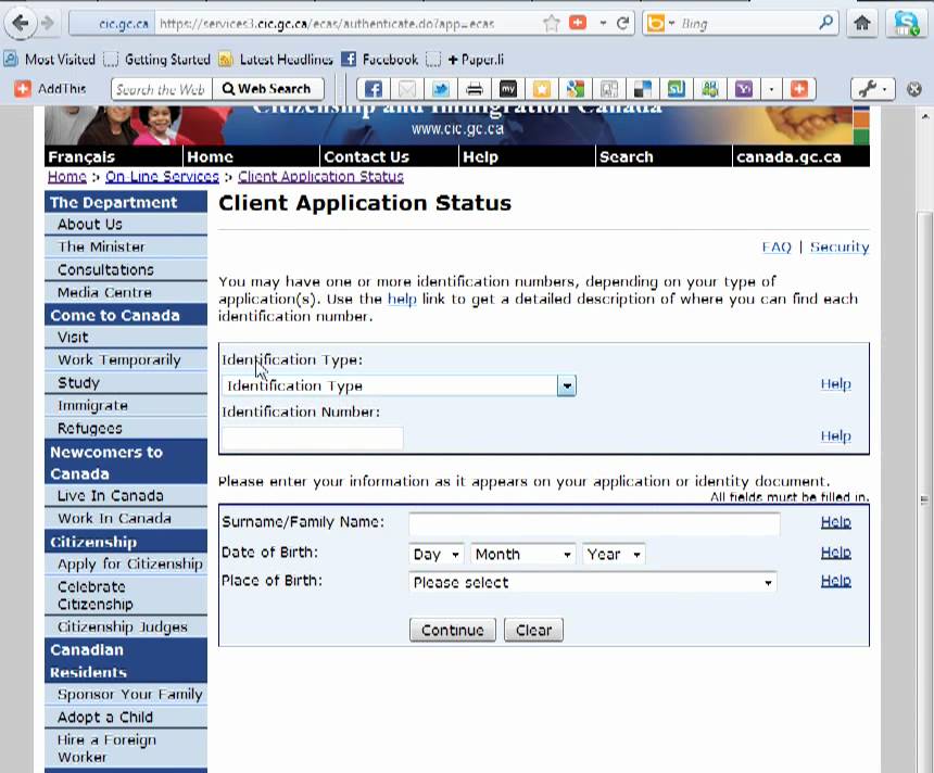 How to Check Immigration Application Status