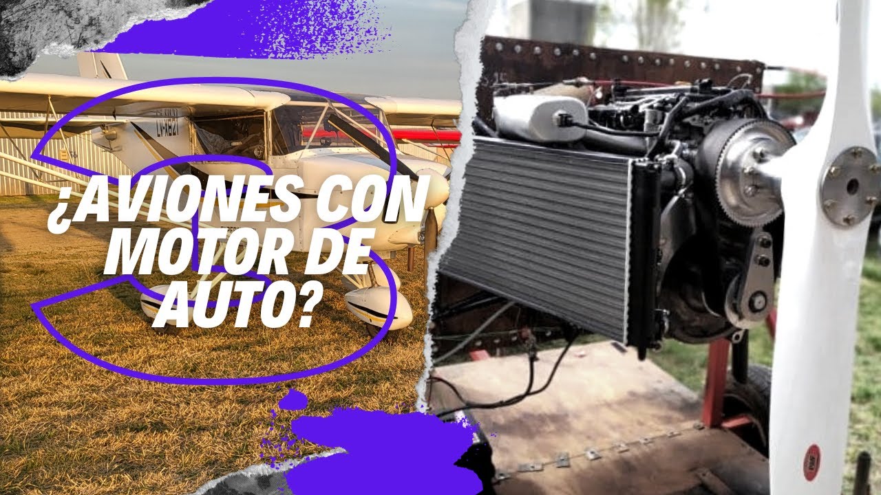 ¿AVIONES CON MOTOR DE AUTO?