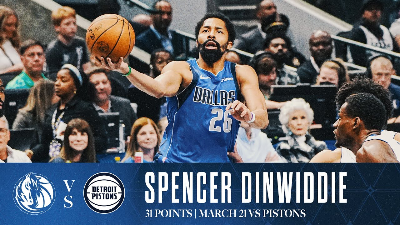 Spencer Dinwiddie (31 Points) Highlights vs. Detroit Pistons | March 21, 2025