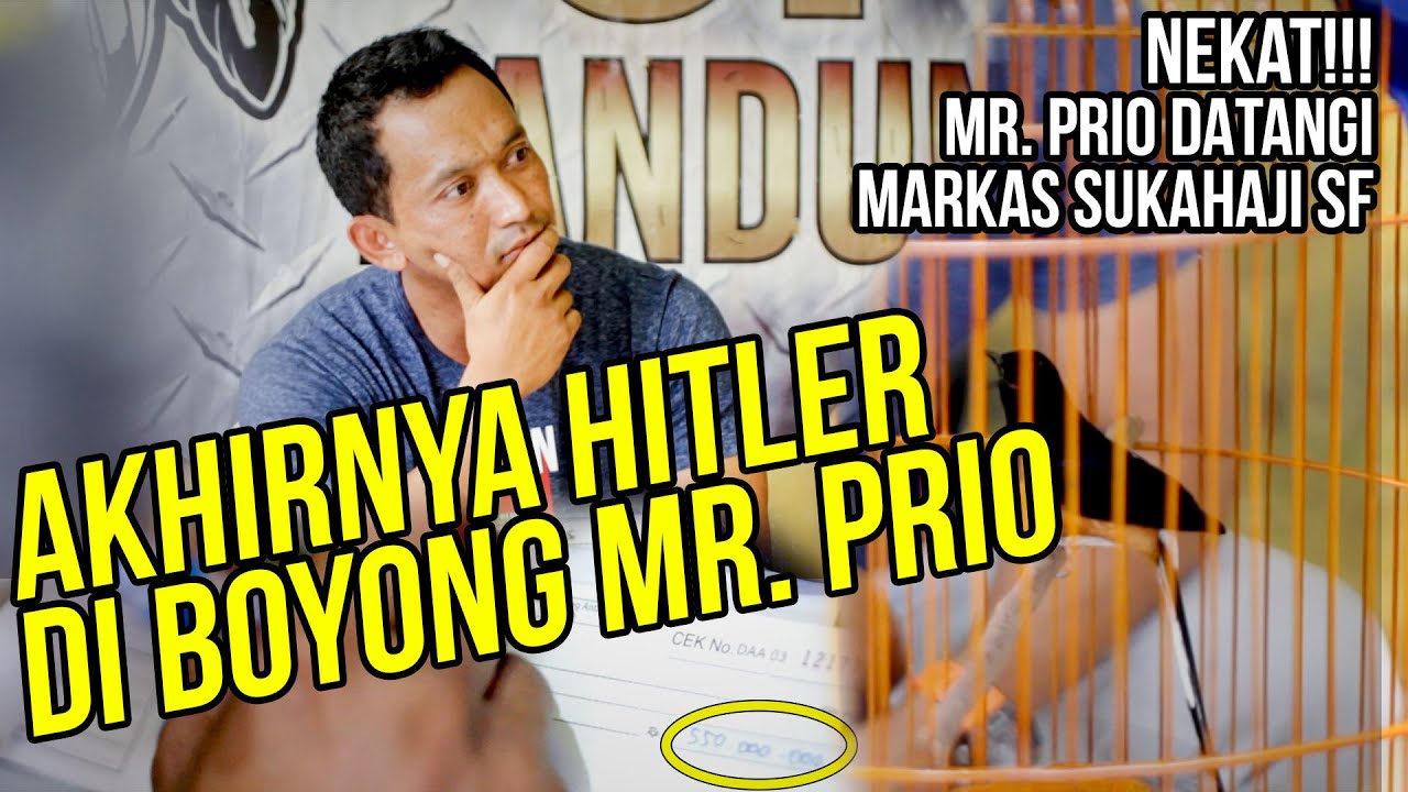 Nekat!! Mr. Prio Mengakhiri Kegalauannya dengan Mendatangi Markas Sukahaji SF