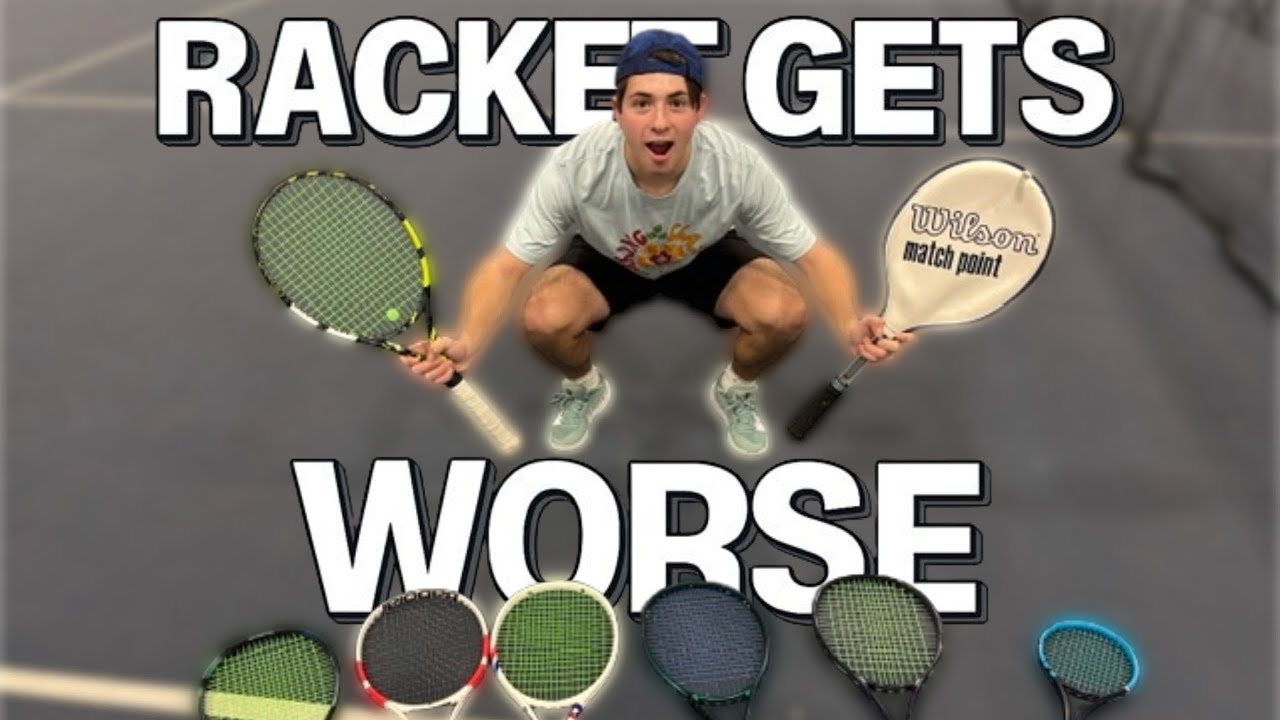 Tennis but when we win, our racket gets WORSE