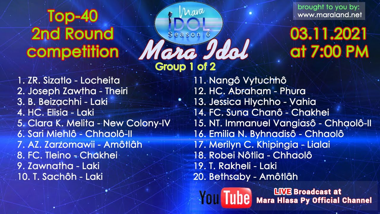 Mara Idol Season 6 - Top-40 2nd Round Competition | 03.11.2021 at 7:00 PM