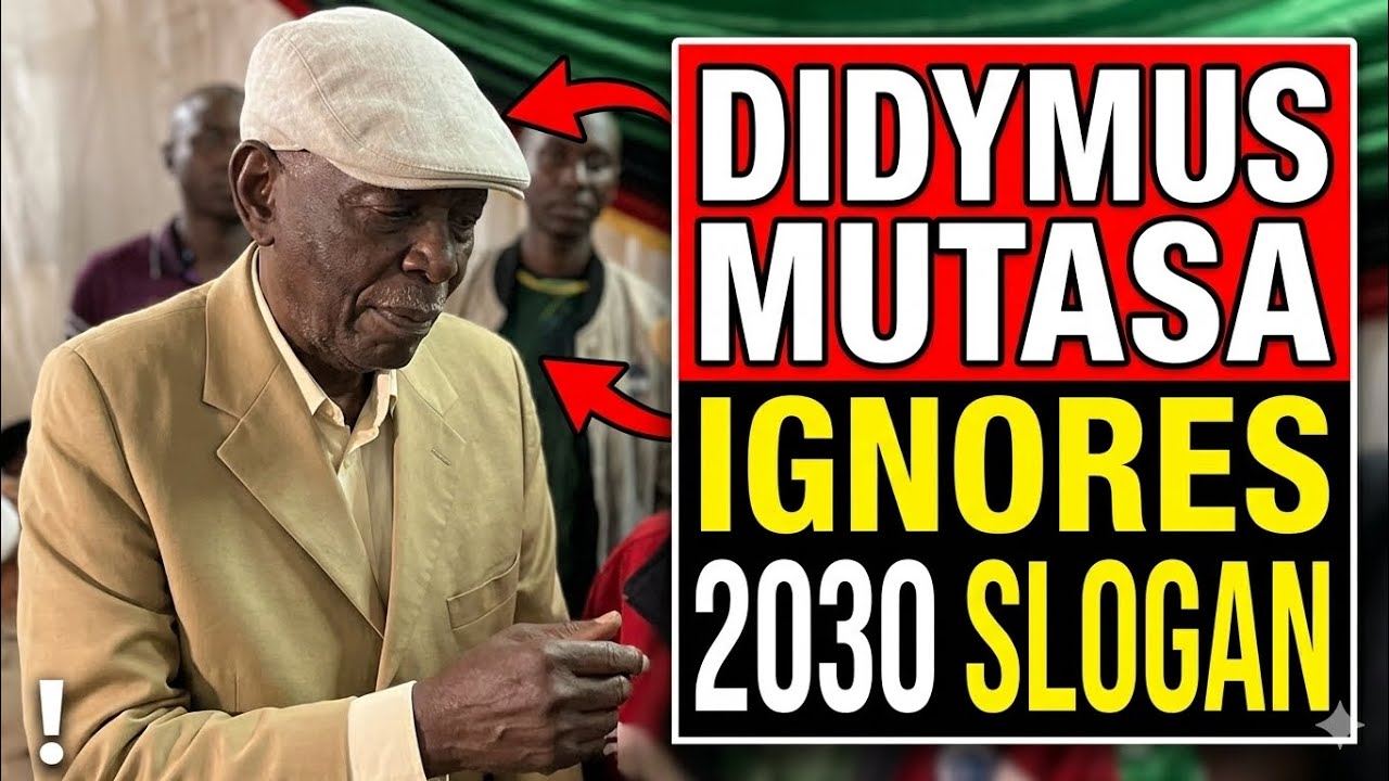 Didymus Mutasa STUNS ZANU PF Delegates &mdash; Snubs 2030 Slogan in Dramatic Moment
