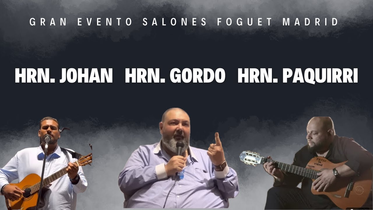 Hermano Gordo II Hermano Johan II Hermano Paquirri, Evento Salones Foguet Madrid