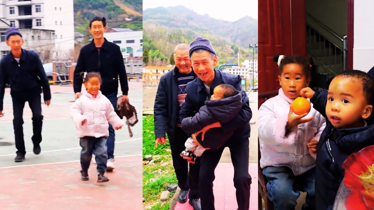 Dubin took his family to visit Kaikai and grandma 🧡