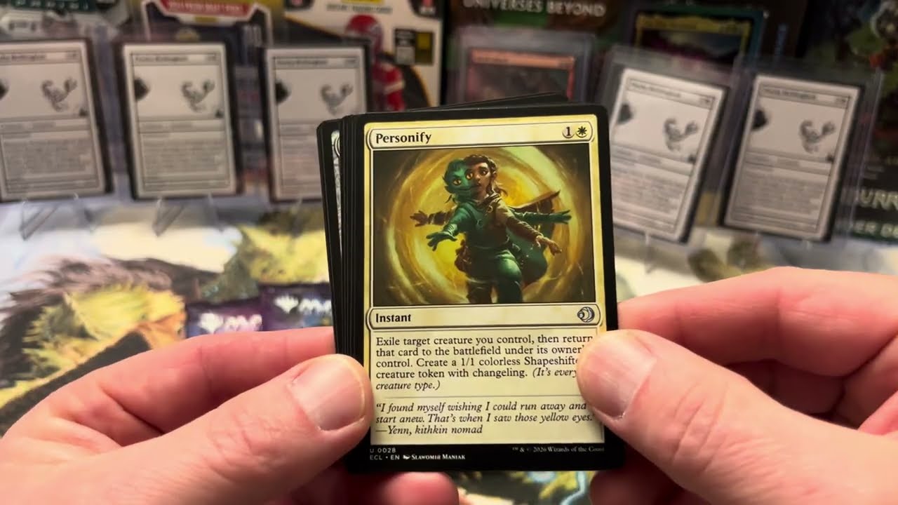 Looking for kithkin in Lorwyn Eclisped! Emptiness pull! #mtg #magic #lorwyn #cards #packopening #tcg