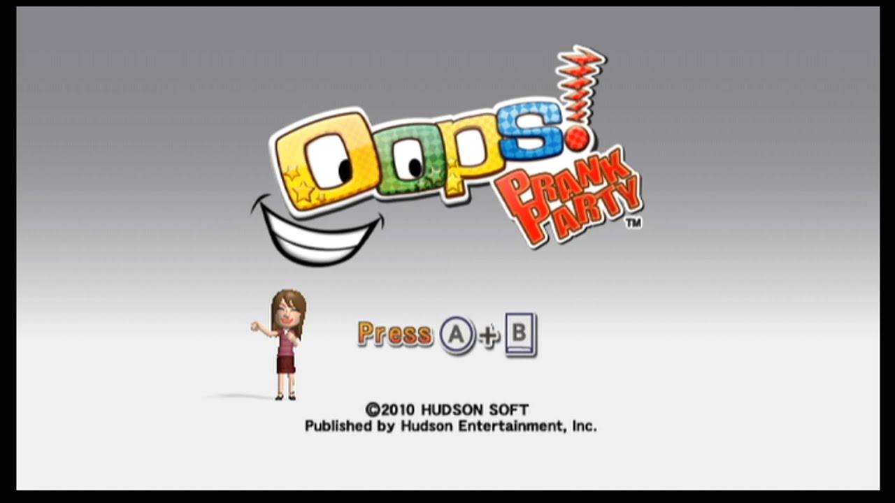 Oops! Prank Party Wii Playthrough - Budget Mario Party