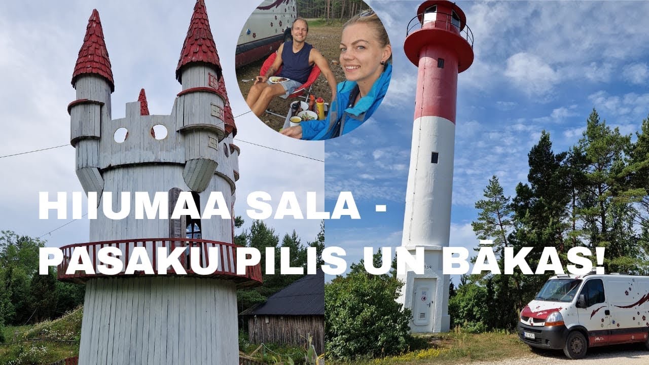 Kur Igaunijā ir Krusta kalns, pasaku pilis un skaistākās bākas? Hiiumaa salā!!!