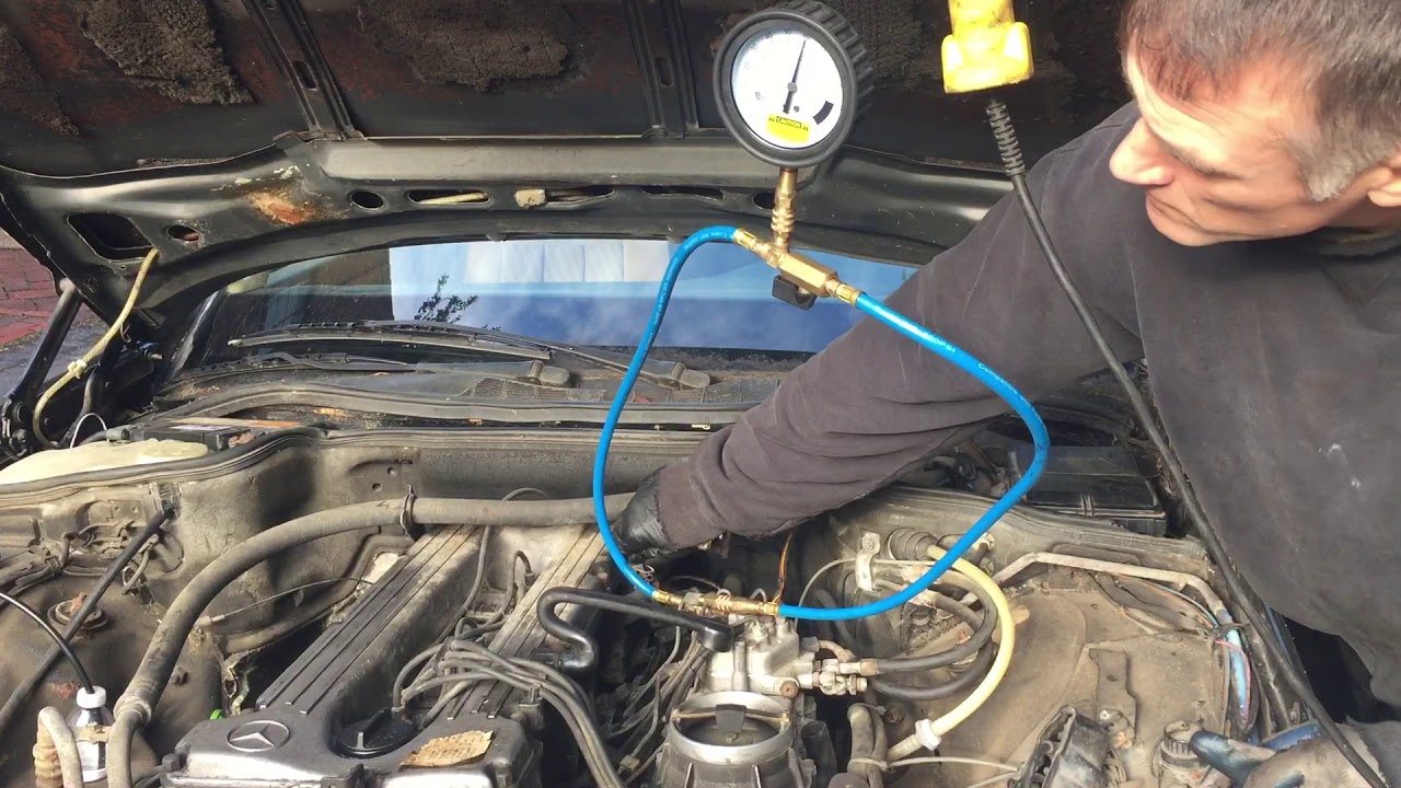 1985 280se 4-speed control pressure test CIS k-jetronic