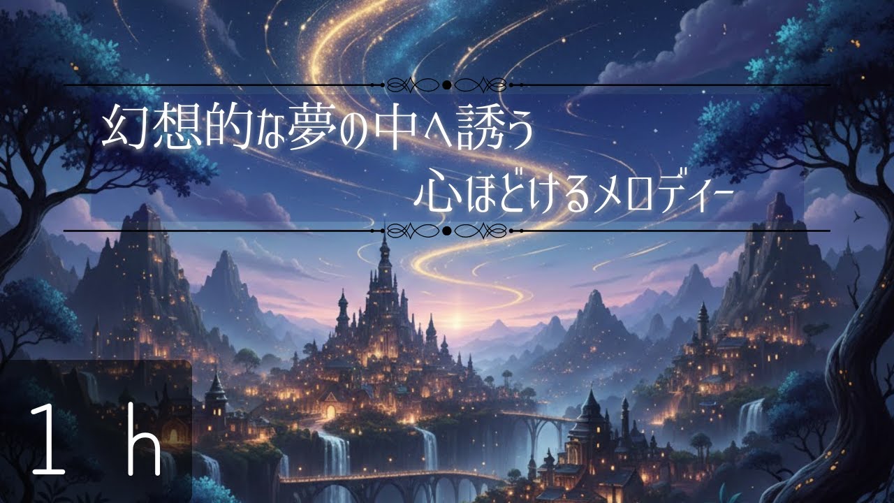 【睡眠用】夢の中へと誘う | 心ほどけるメロディー | 穏やかな癒しの音楽 | ヒーリングミュージック