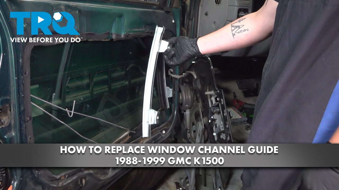 Как заменить направляющую оконного канала на GMC K1500 1988-1999