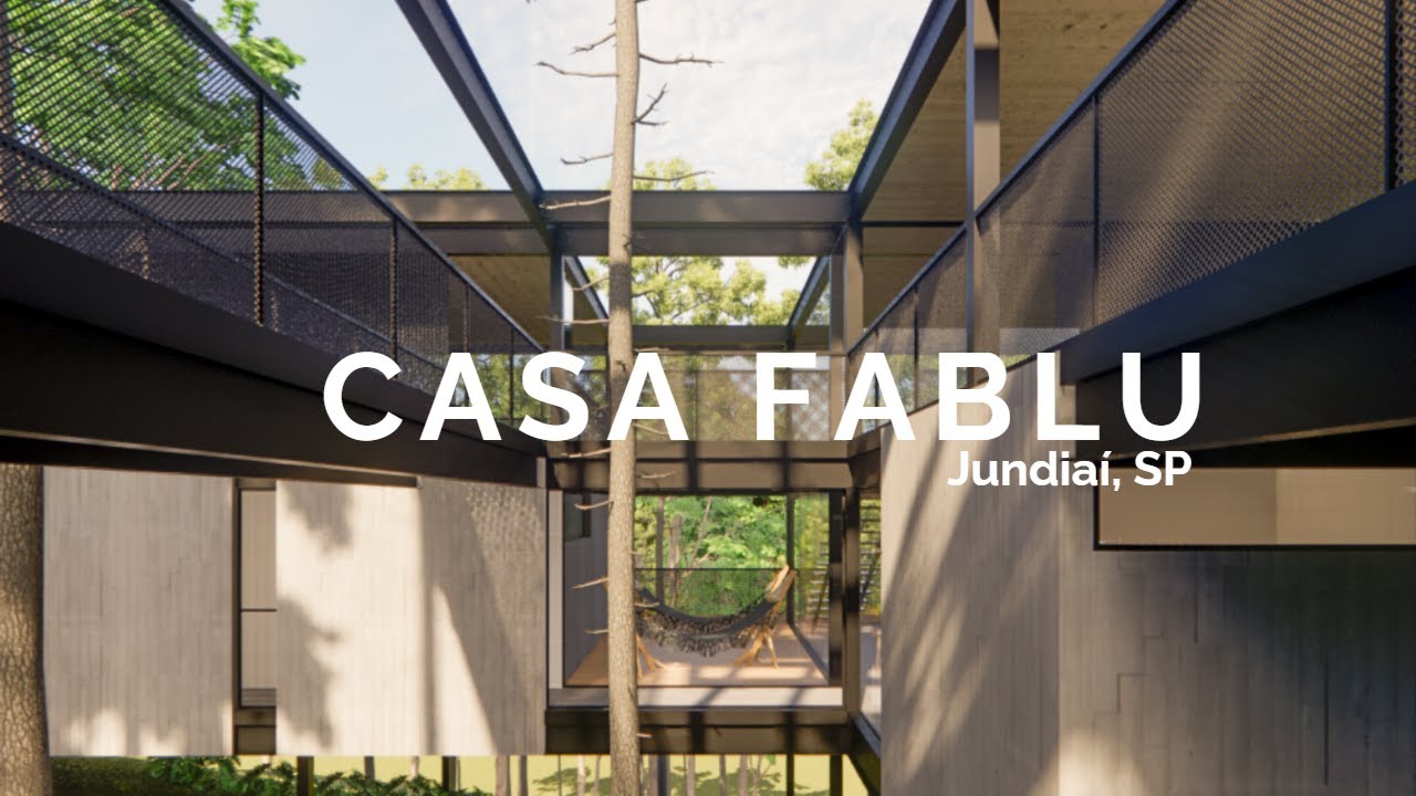 Casa em Estrutura Metálica conexão total com a natureza | Projeto Completo