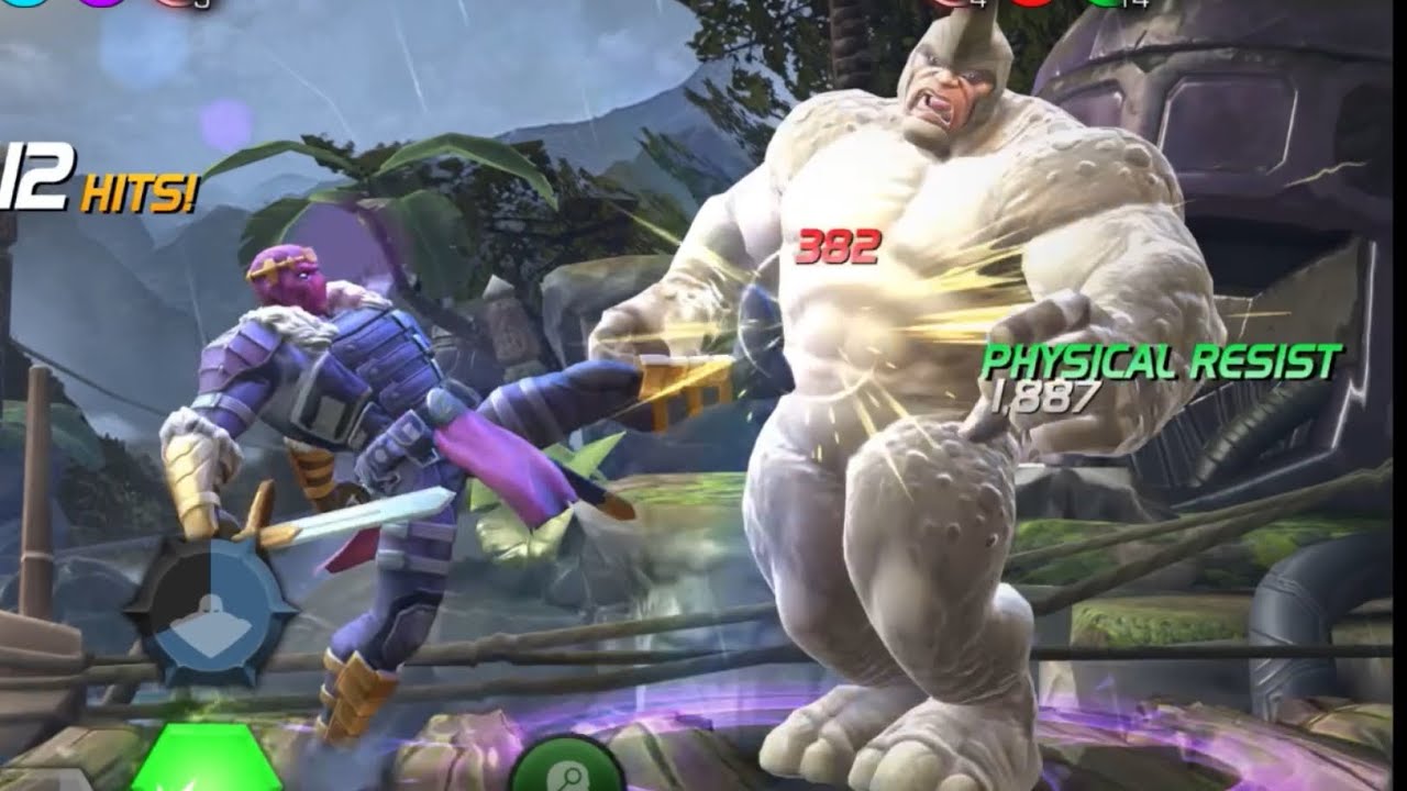 Painful Rhino🫠 feels the real pain 🤣🤣🤣- Marvel Contest of Champions 