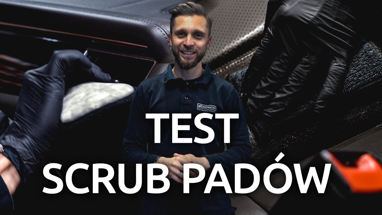 Test SCRUB PADÓW! Który najlepszy? | Czyszczenie wnętrza auta | Najlepsze akcesorium | Detailing