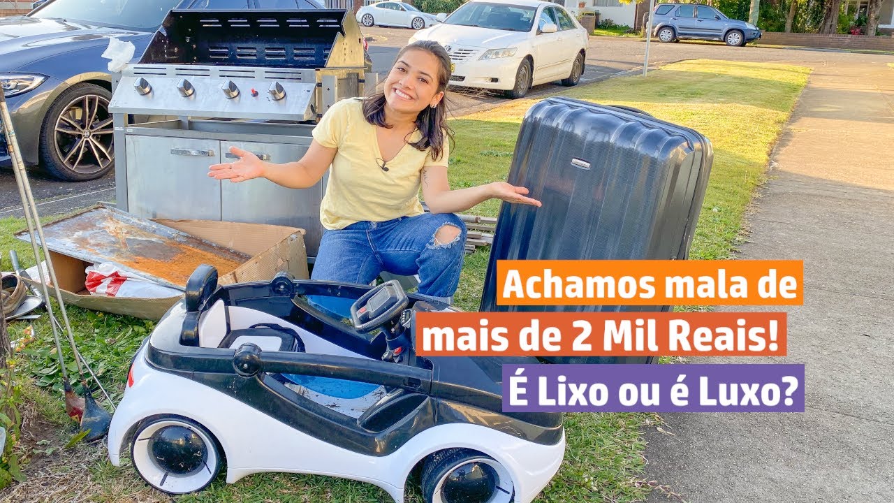 É LIXO ou É LUXO - Mala de mais de 2 mil reais!