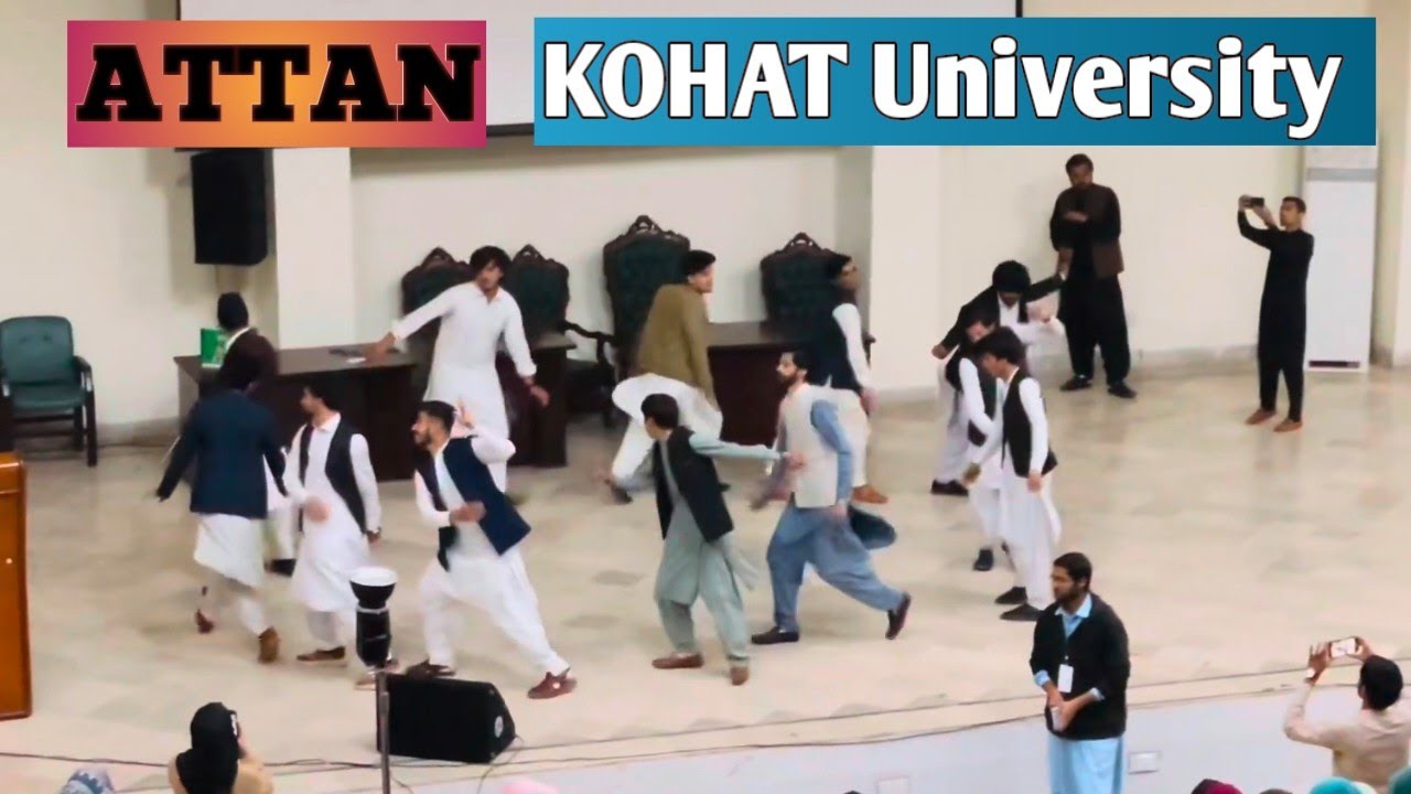 Attan Dance At Kohat University (KUST).