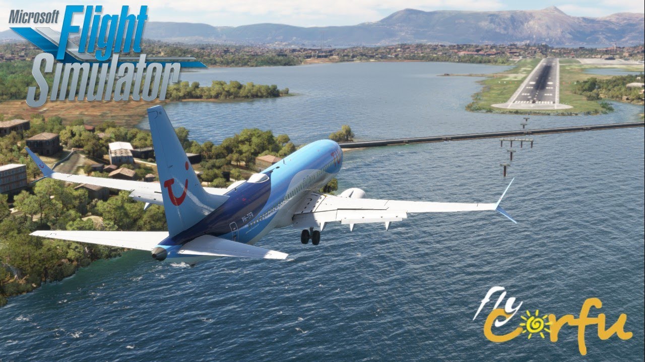 TUI Airways 737 MAX Landing in Corfu | iFly 737 MAX | MSFS 2020