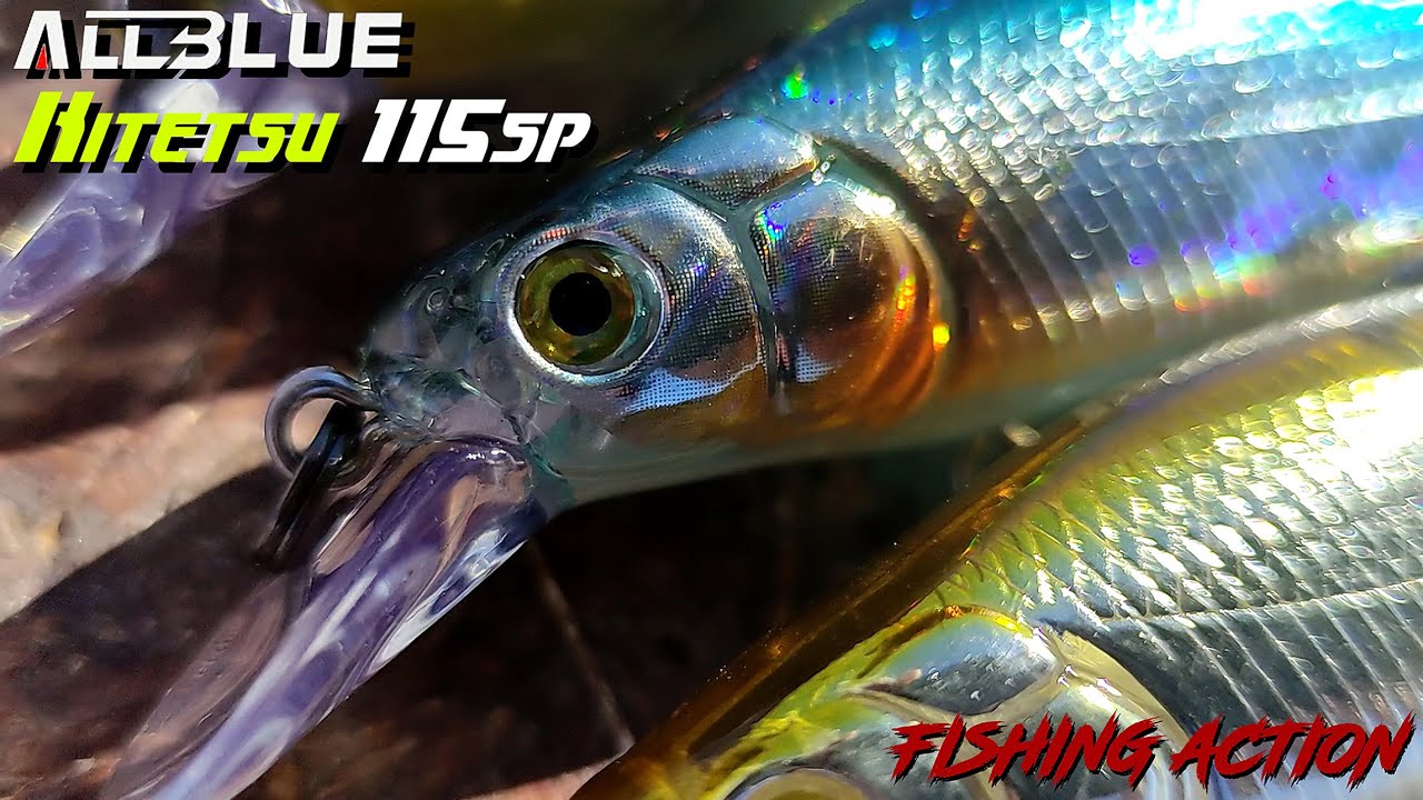 🐟Aliexpress Señuelos🐟 ALLBLUE Kitetsu 115SP Moves UNDERWATER #aliexpress #fishing #pesca #lure