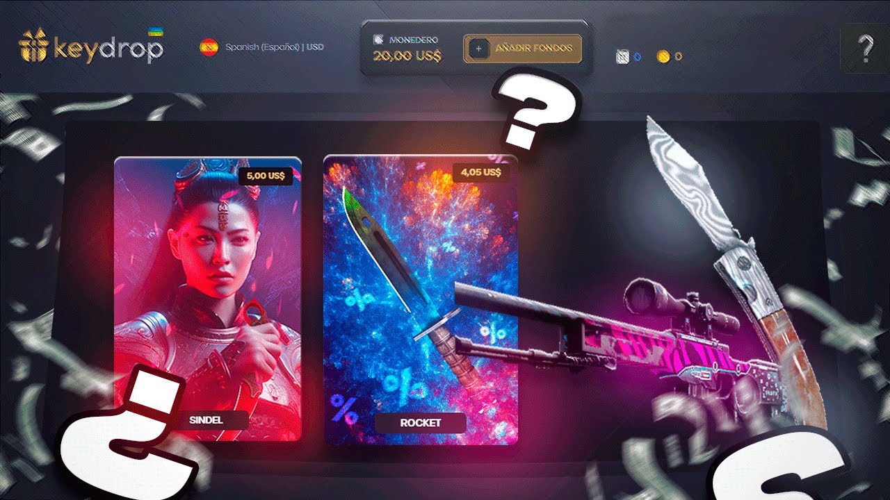 ¿QUE HAGO CON $20 DOLARES EN KEY DROP?