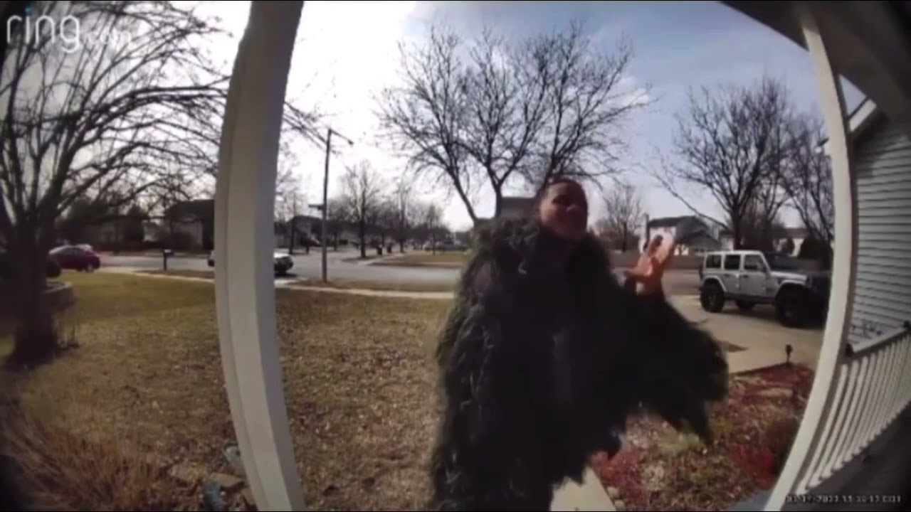 Man dressed in Camo Suit stalks his Ex-Girlfriend