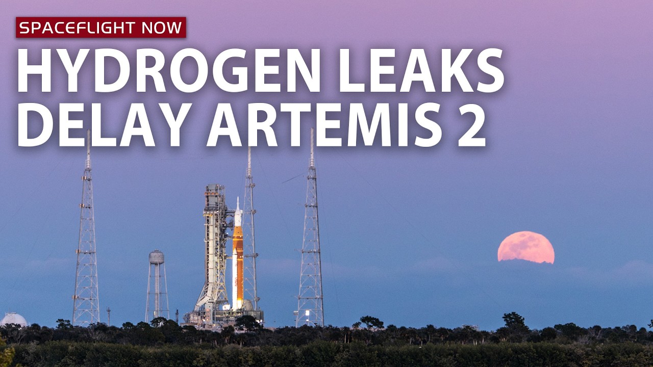 Artemis 2 launch delayed by hydrogen leaks during fueling test