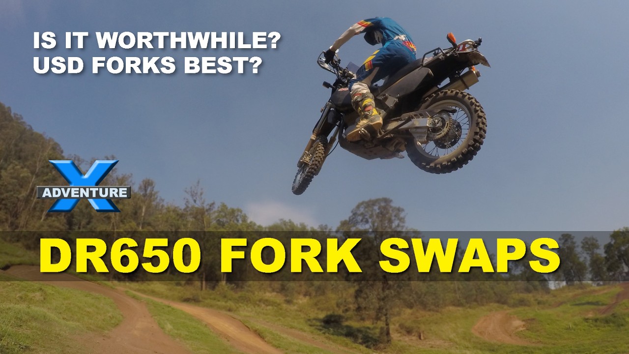 DR650 fork swaps and conversions: are USD forks worth the effort?︱Cross Training Adventure