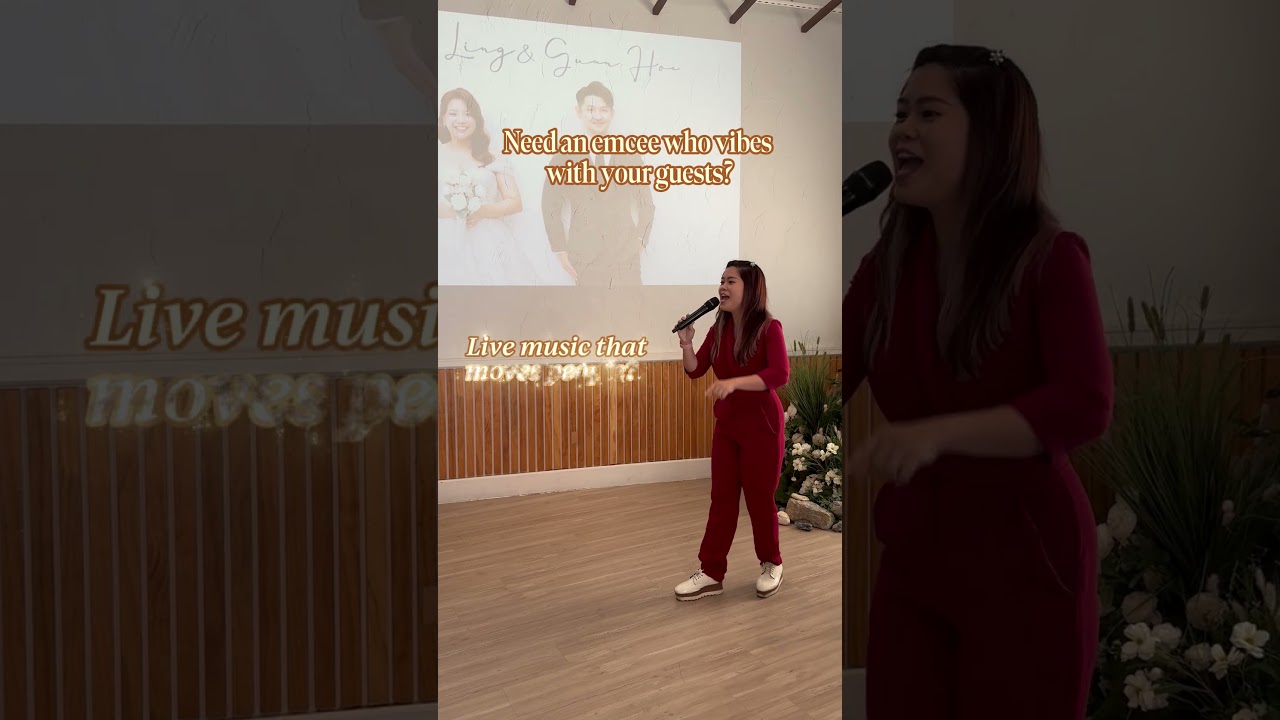 Need an emcee for your wedding? We got you!  #themyoexperience #emceesingapore