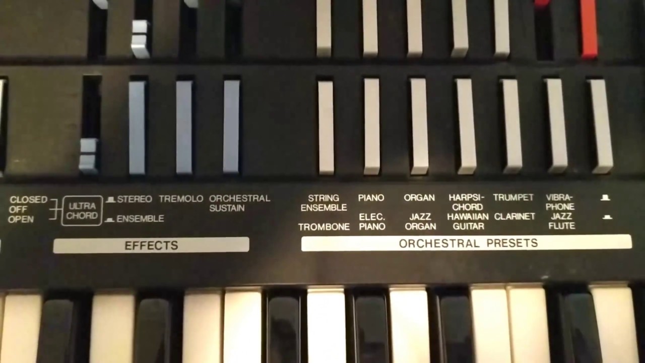 JVC KB-700 vintage keyboards - features and demo