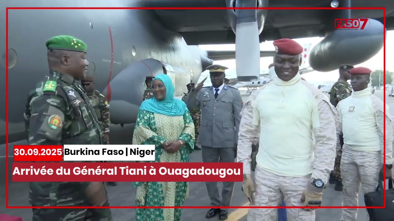 Le Capitaine Ibrahim Traoré a reçu le Général Abdourahamane Tiani à Ouagadougou.