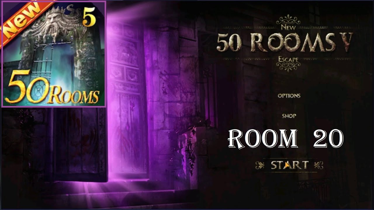 New 50 Rooms Escape V  level 20 walkthrough.