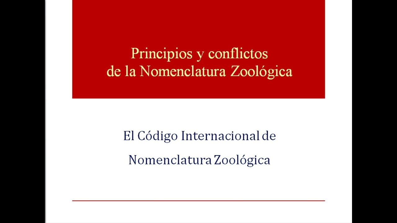 El Código Internacional de Nomenclatura Zoológica