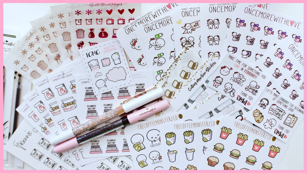 *NEW* Sticker Haul - New Shops, Stickers + Pens! | Romina Vasquez
