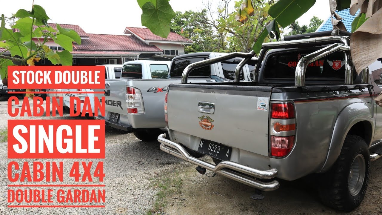 STOCK MOBIL 4X4 DOUBLE CABIN & SINGLE CABIN DI GUDANG MELUR. SETELAH LEBARAN.