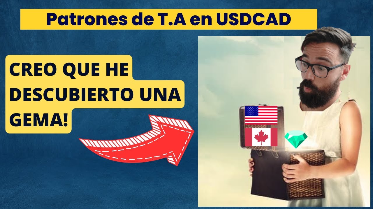 4.Trading Áureo (T.A): PATRONES  y ANÁLISIS💰💰 del USDCAD con SOPRESA MUY INTERESANTE  en la ONDA 3😵😵