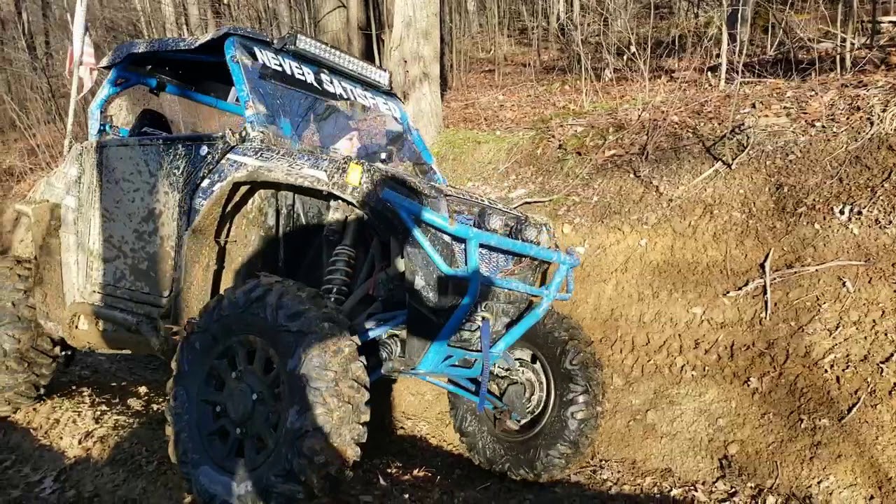 Rzr 800s Trail Riding at camp with Sasha Driving 1-10-21