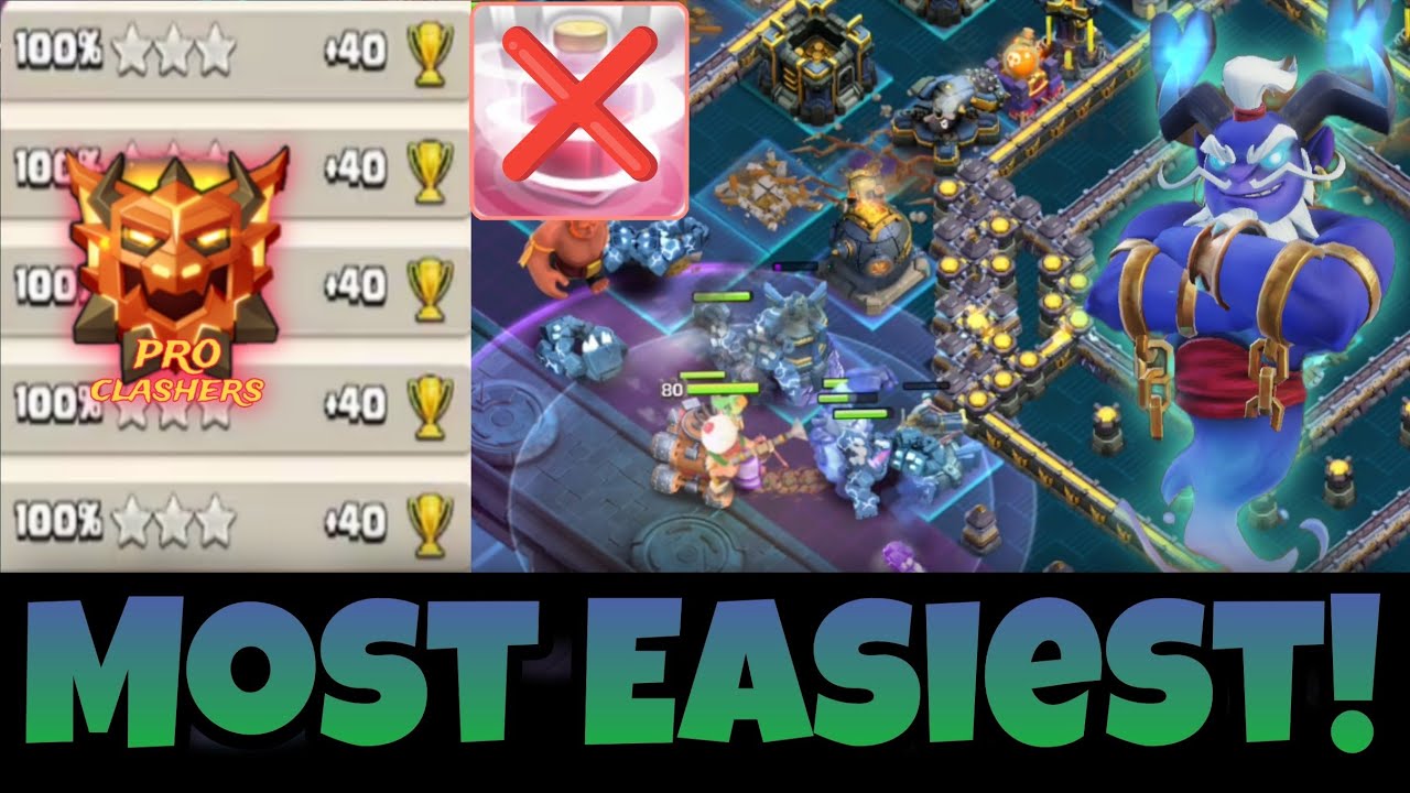Most Easiest And Effective Strategy For Ranked Legend Mode. MASS Meteor Golem+Totem Combo. Army 👇