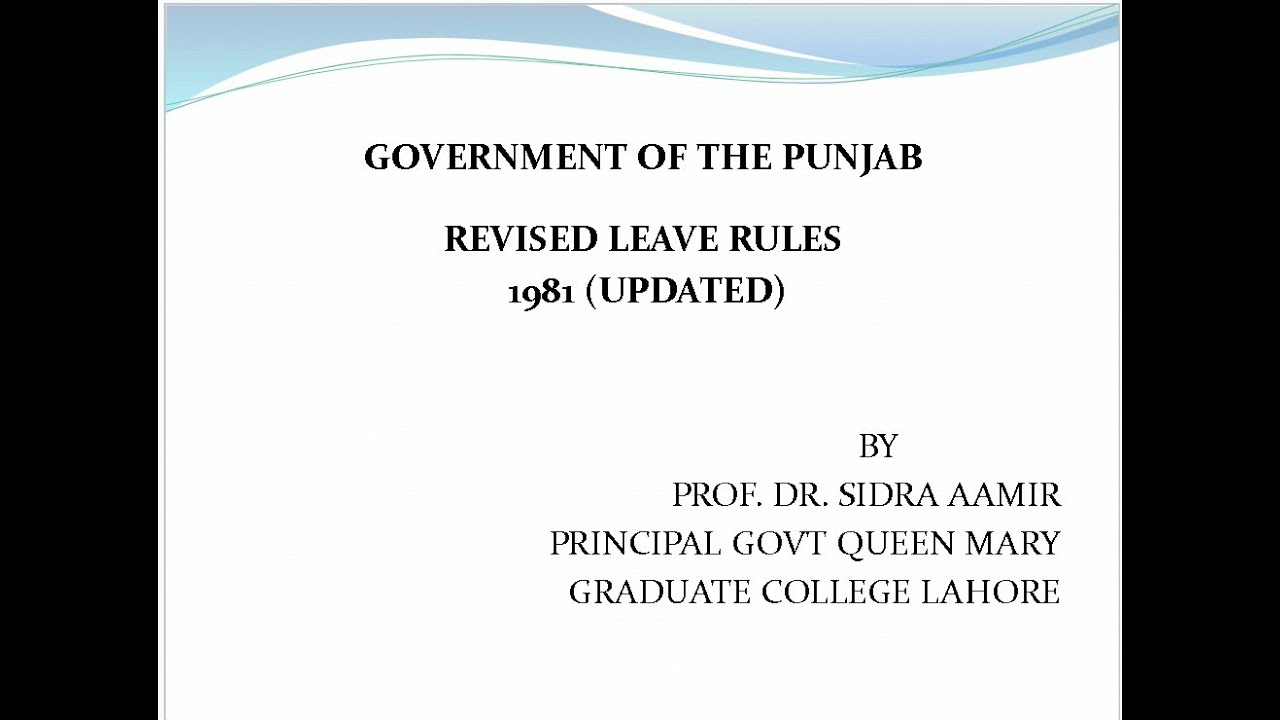 Promotion Policy 2010 by Dr. Sidra Amir